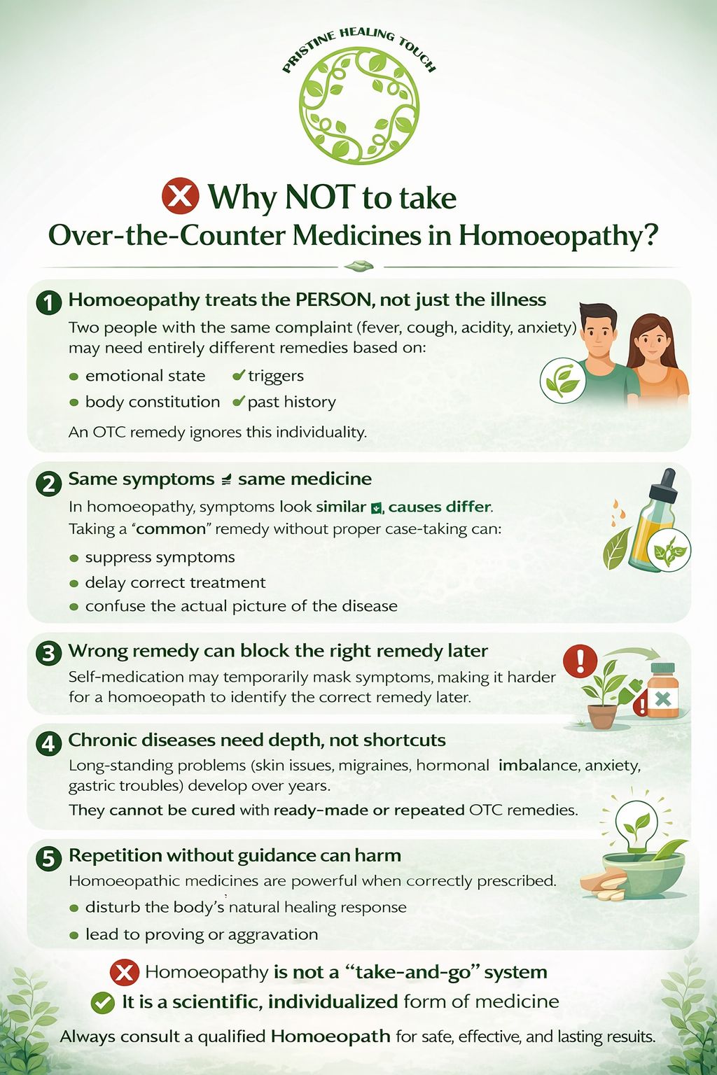 Why NOT to take Over-the-Counter Medicines in Homoeopathy?
